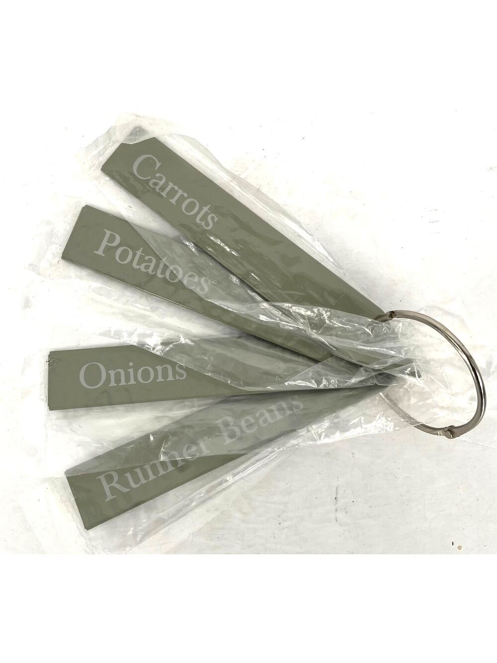Williams Sonoma Powder Coded Plant Markers Green NWT